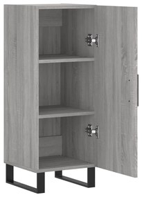vidaXL Ντουλάπι Γκρι Sonoma 34,5x34x90 εκ. από Επεξεργασμένο Ξύλο
