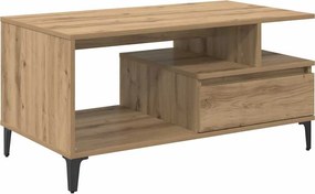 vidaXL Τραπεζάκι σαλονιού Artisan Oak 90 x 49 x 45 εκ