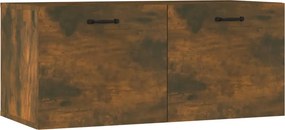 vidaXL Ντουλάπι Τοίχου Καπνιστή Δρυς 80x36,5x35 εκ. Επεξεργασμένο Ξύλο