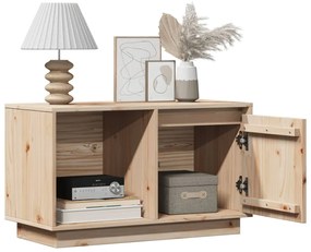 vidaXL Έπιπλο Τηλεόρασης 74 x 35 x 44 εκ. από Μασίφ Ξύλο Πεύκου