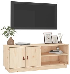vidaXL Έπιπλο Τηλεόρασης 105 x 34 x 40 εκ. από Μασίφ Ξύλο Πεύκου