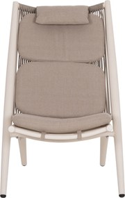 ΠΟΛΥΘΡΟΝΑ RELAX REMUS HM6642.02 ΑΛΟΥΜΙΝΙΟ ΛΕΥΚΟ-ΣΧΟΙΝΙ OLEFIN ΜΠΕΖ 63x87x94Υεκ.