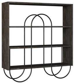 Μπουφές Norfolk 776HMS2504 96x25,5x99cm Dark Coffee
