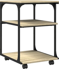 vidaXL Βάση Εκτυπωτή 3 Επιπέδων Sonoma Δρυς 43x48x64 εκ Επεξ. Ξύλο