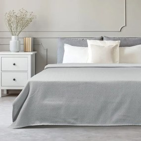 Κουβέρτα μονή Stripe ζακάρ Art 11172 170x270 Γκρι       Beauty Home