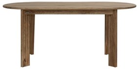Τραπέζι Τραπεζαρίας Bhopal Fylliana Golden Brown 180x90x76 εκ.