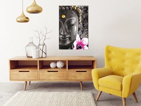 Πίνακας για να τον ζωγραφίζεις - Buddha and Flower 40x60