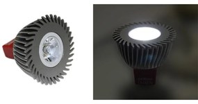 Adeleq Led Λάμπα Ισχύος Mr16 3W 12Vac-Dc 1Led 10° Ψυχρό 6200Κ 13-16130