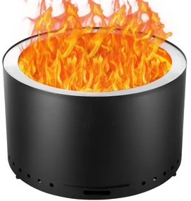 VEVOR Smokeless Fire Pit Stove Bonfire 71,1 cm Dia Wood Καύση Ανοξείδωτο