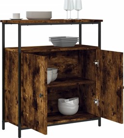 vidaXL Ντουλάπι Καπνιστή Δρυς 70 x 30 x 80 εκ. από Επεξεργ. Ξύλο