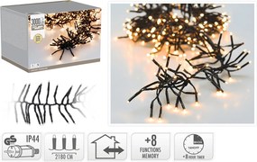 ΣΥΡΜΆΤΙΝΑ &amp; PVC ΛΑΜΠΆΚΙΑ LED CLUSTER LIGHT 3000LED E WW