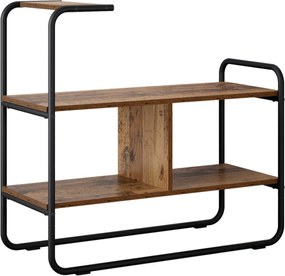 vidaXL Τραπέζι κονσόλας Παλαιωμένο ξύλο 80 x 35 x 75 cm