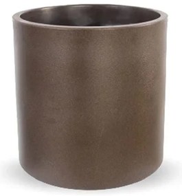 Κασπώ Hortensia 80 JDNHOR080ZXNW Φ80x80cm 343lt Bronze New Garden Πολυαιθυλένιο