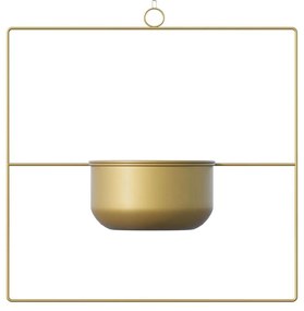 Κασπώ Κρεμαστό Pandantif 247HFM1210 40x17x40cm Gold Aberto Design Μέταλλο