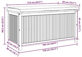 ΚΟΥΤΙ ΜΑΞΙΛΑΡΙΩΝ ΕΞ. ΧΩΡΟΥ 113X50X60,5 ΕΚ. ΜΑΣΙΦ ΞΥΛΟ ΑΚΑΚΙΑΣ 4106475