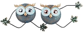 Διακοσμητικό Τοίχου Owl 891TNL1735 77x28cm Multi Wallity Μέταλλο