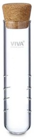 Γυάλινο σουρωτήρι INFUSION Viva Scandinavia V70200, 13,8 cm, Πώμα από φελλό, Διαφανές
