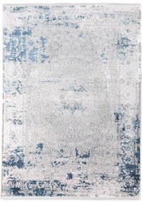 Χαλί Bamboo Silk 6794A Light Grey-Dark Blue Royal Carpet 160X230cm
