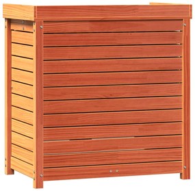 vidaXL Τραπέζι Κηπουρικής με Ράφια Καφέ 82,5x50x86,5 εκ. Μασίφ Πεύκο