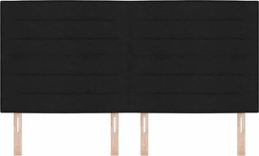 vidaXL Κεφαλάρι Μαύρο 180 cm ύφασμα