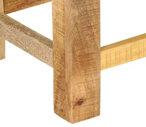 Τραπέζι Κονσόλα 100 x 30 x 75 εκ. από Μασίφ Ξύλο Μάνγκο - Καφέ