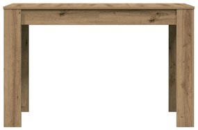 vidaXL Τραπεζαρία Αρτισιανή Δρυς 120x60x76 εκ. από Επεξεργασμένο Ξύλο