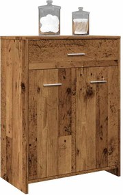 vidaXL Ντουλάπι Μπάνιου Όψη Παλαιού Ξύλου 60x33x80 εκ. από Επεξ. Ξύλο