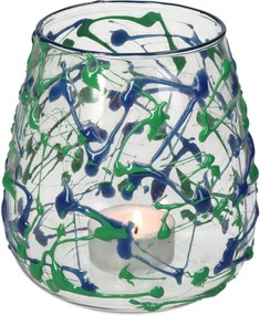 Κηροπήγιο ArteLibre Πολύχρωμο Γυαλί 11x11x11cm