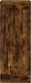 vidaXL Ντουλάπι Καπνιστή δρυς 34,5x34x180 εκ. από Επεξεργασμένο Ξύλο
