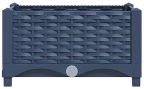 vidaXL Ζαρντινιέρα 120 x 40 x 23 εκ. από Πολυπροπυλένιο