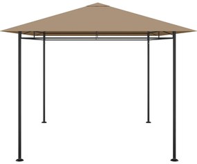 vidaXL Κιόσκι Taupe 384x281x270 εκ. 180 γρ./μ²