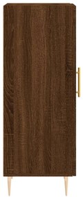 vidaXL Ντουλάπι Καφέ Δρυς 34,5 x 34 x 90 εκ. Επεξεργασμένο Ξύλο