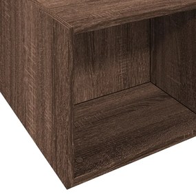 vidaXL Πλαίσιο Κρεβατιού Καφέ Δρυς 120x190 εκ. Επεξεργασμένο Ξύλο