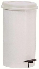 Κάδος Απορριμμάτων Stili 17-0145 20L Φ32cm 55cm White Gloria Plastic