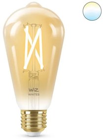 Έξυπνη Λάμπα E27 50W ST64 LED Κεχριμπάρι Νήματος 3CCT Dimmable 929003018722 Wiz-929003018722-Κεχριμπάρι 929003018722