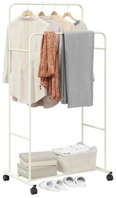 vidaXL Ράφι Ρούχων Μονόχρωμο Λευκό