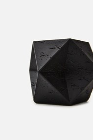 Stewehome Κερί από μέταλλο Μαύρο 10x10x8.5 cm
