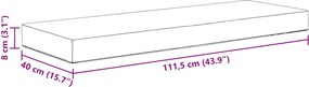vidaXL Μαξιλάρι Καθίσματος Εξωτερικού Χώρου Βασιλικό Μπλε