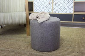 Tuffet Silindir Puf - Anthracite Anthracite