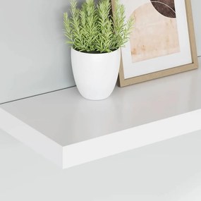 vidaXL Ράφια Τοίχου 4 τεμ. Λευκά 50x23,5x3,8 εκ. MDF