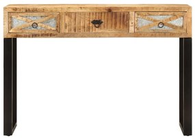 vidaXL Τραπέζι Κονσόλα 110 x 30 x 76 εκ. από Μασίφ Ξύλο Μάνγκο