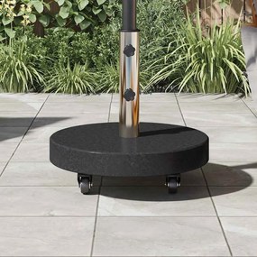 vidaXL Βάση ομπρέλας Μαύρο 45 x 45 x 45 cm Γρανίτης
