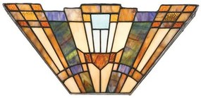 Απλίκα Φωτιστικό Τοίχου 2xE14 Μπρονζέ Tiffany Inglenook QZ-INGLENOOK-WU Elstead Lighting-QZ-INGLENOOK-WU-Μπρονζέ QZ-INGLENOOK-WU