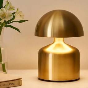 Επιτραπέζιο Διακοσμητικό Φωτιστικό LED Μπαταρίας 15x10cm - Χρυσό