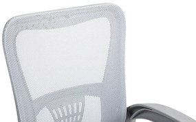 Καρέκλα γραφείου εργασίας Annalise pakoworld mesh γκρι 57x53x100εκ (1 τεμάχια)