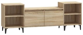 vidaXL Έπιπλο Τηλεόρασης Sonoma Δρυς 160x35x55 εκ. Επεξ. Ξύλο