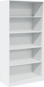 vidaXL Ντουλάπα Λευκή 100x50x200 εκ. από Επεξεργασμένο Ξύλο