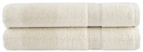 Πετσέτες Premium SOLUND 2 Τεμ. Κρεμ 100x200 εκ. 600 γρ/μ² 137485