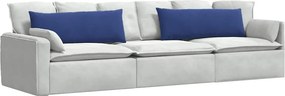 vidaXL Μαξιλάρι Καναπέ 2 pcs Μπλε Αστυνομίας 120 x 40 cm