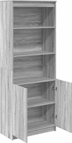 vidaXL Ντουλάπι Γκρι Sonoma 70x35x180 εκ. από Επεξεργασμένο Ξύλο